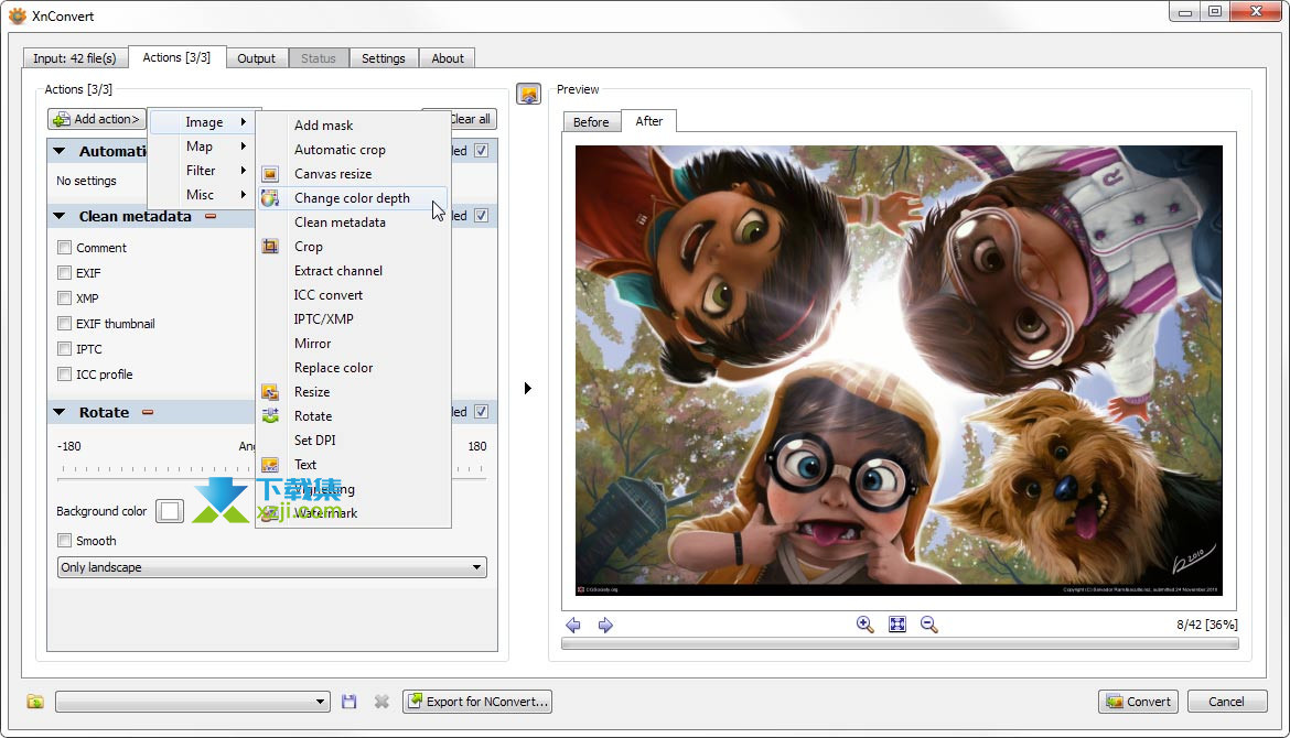 XnConvert界面1