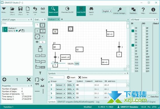 GrafCet Studio界面