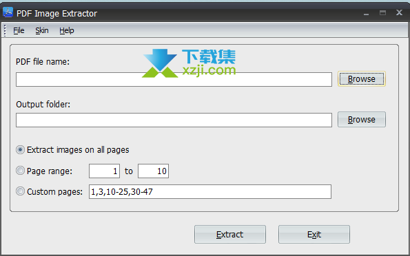 PDF Image Extractor界面