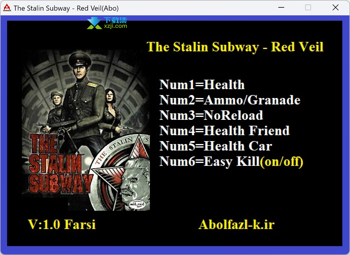 斯大林地铁2红面纱修改器(The Stalin Subway Red Veil)使用方法说明