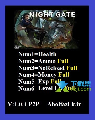暗门修改器(Night Gate)使用方法说明