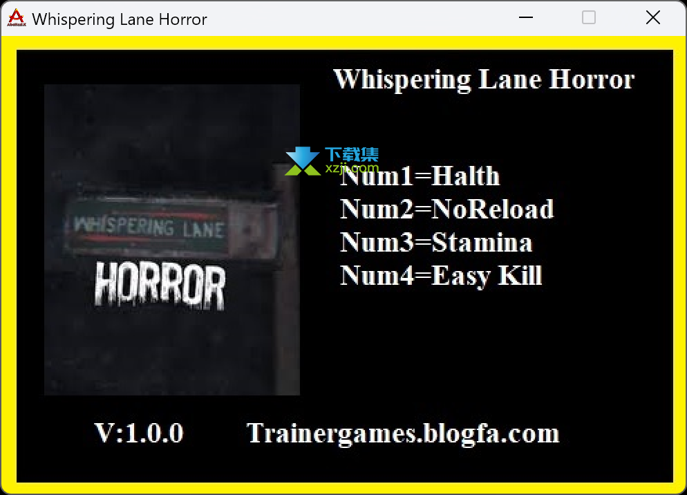 Whispering Lane Horror修改器(无限生命)使用方法说明