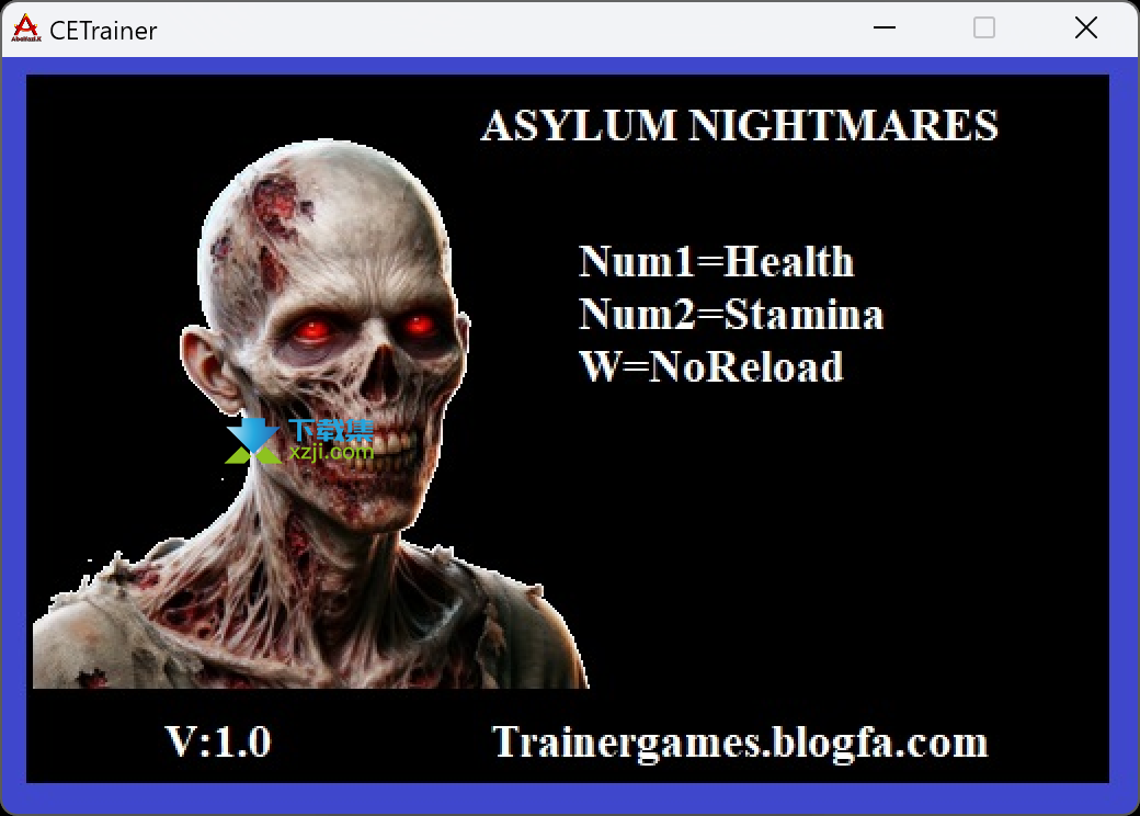 疯人院噩梦修改器(Asylum Nightmares)使用方法说明