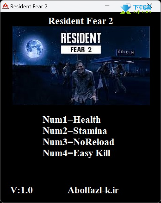 生化恐惧2修改器(Resident Fear 2)使用方法