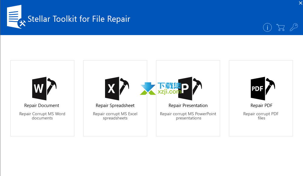 Stellar Toolkit for File Repair界面