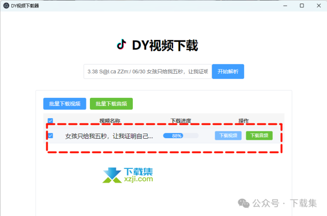 使用DY视频下载器批量下载抖音视频的方法