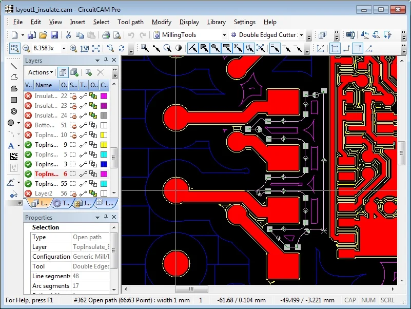 CircuitCAM界面1